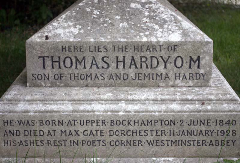 Thomas Hardy's headstone