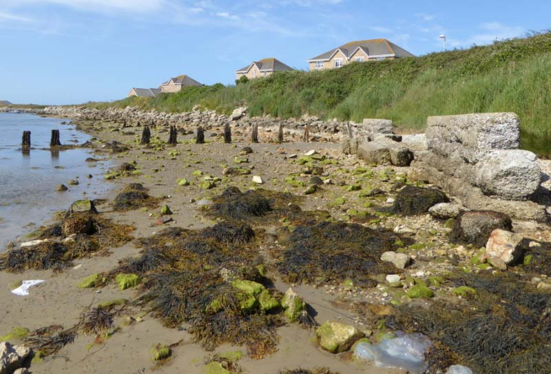 Whitehead torpedo pier remains